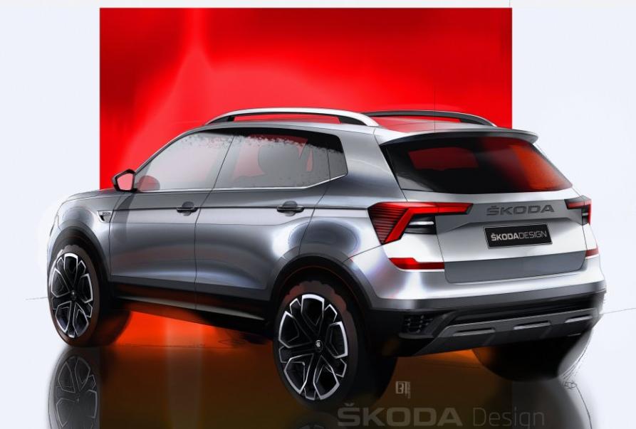 Here comes the sketches of Skoda Kushaq before March launch, check design of Compact SUV 