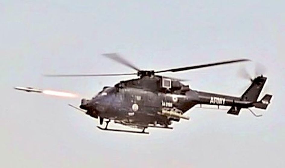 जैसलमेर में एंटी टैंक मिसाइल हेलीना व धु्रवास्त्र के 5 परीक्षण, खड़े और दौड़ते हुए टैंक चुटकियों में ध्वस्त किए
