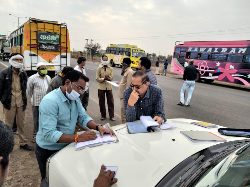 Letter written to cancel permit of two bus, fitness of six bus canceled 