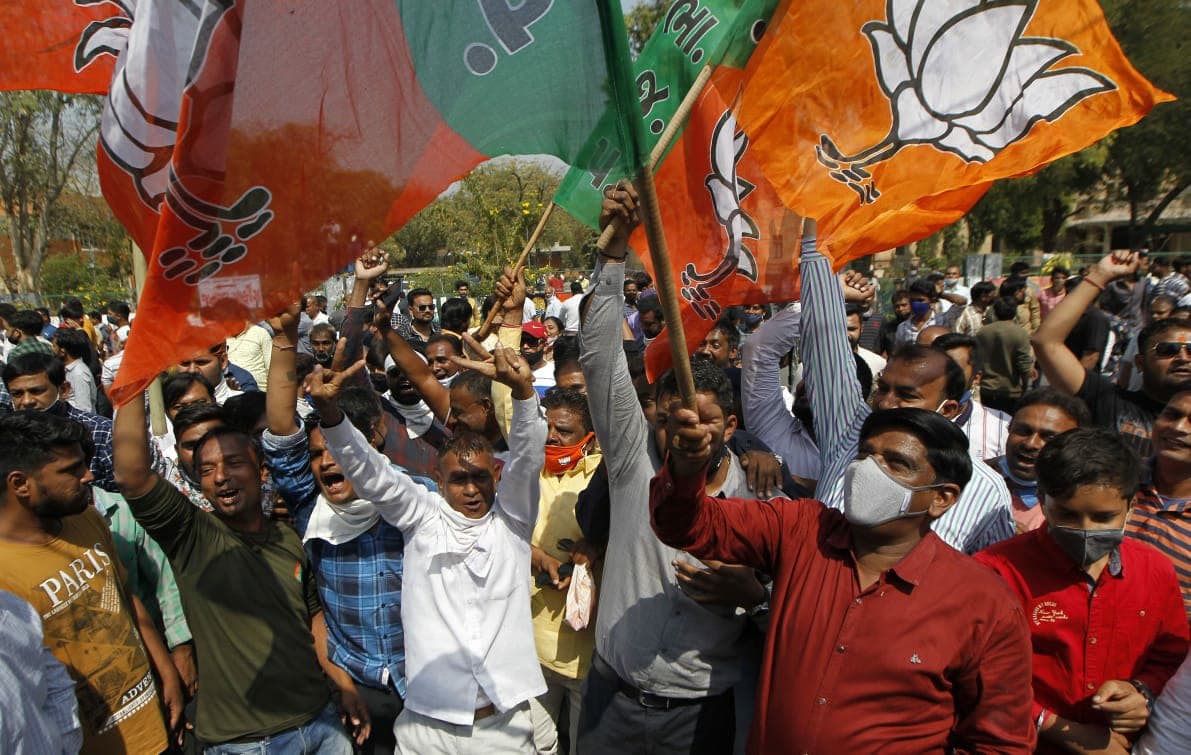 Gujarat: गुजरात के मनपा चुनावों में फिर लहराया भगवा, भाजपा: 6 कांग्रेस 0