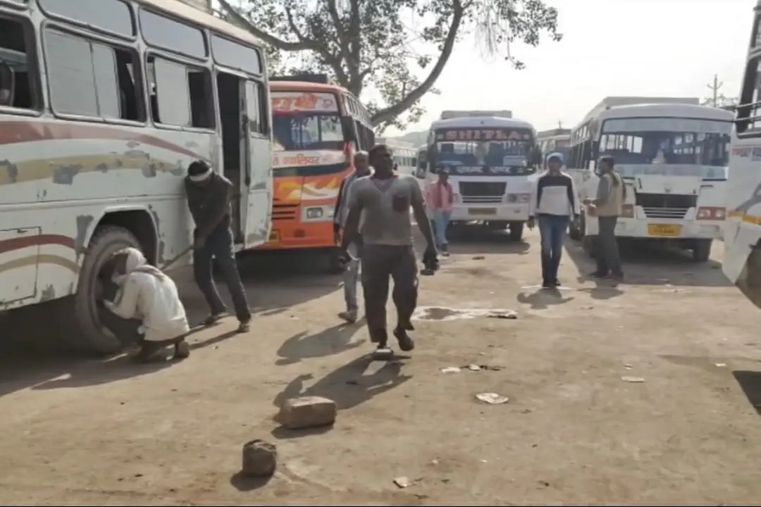 Bus operator on strike