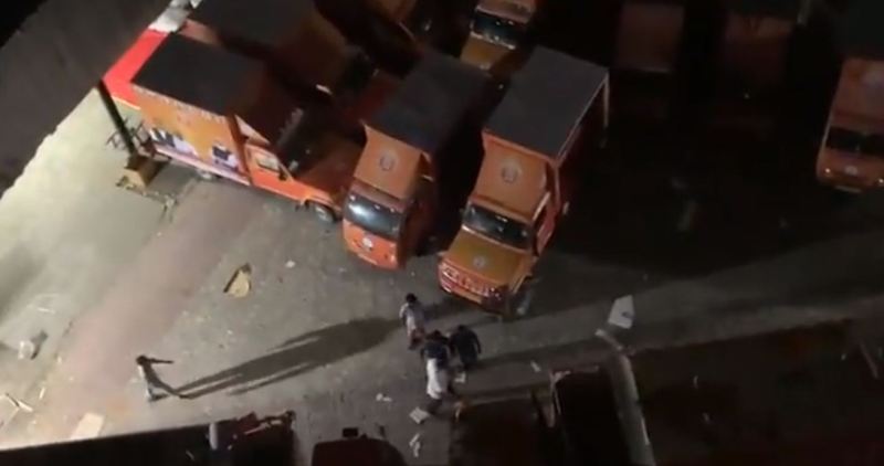 BJP party Vehicle broke in kolkota 