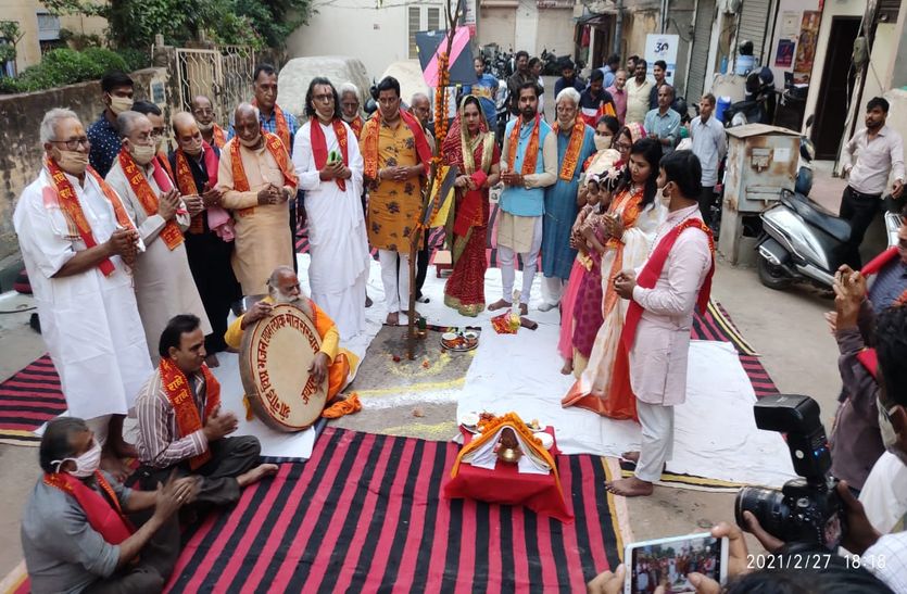 Jaipur : होली का डांडा रोपा, गूंजे होली के गीत