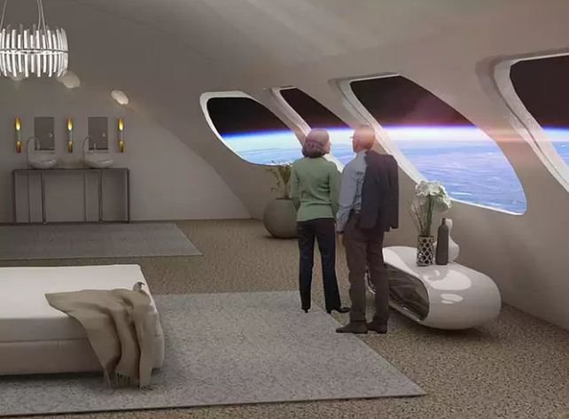 Luxury Hotel in Space