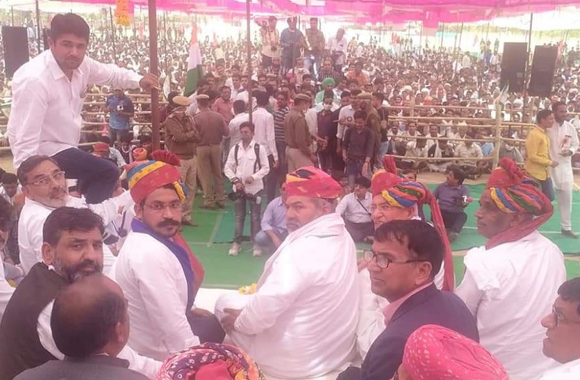 Farm Bill Protest Rajasthan, Rakesh Tikait nagaur Kisan Mahapanchayat