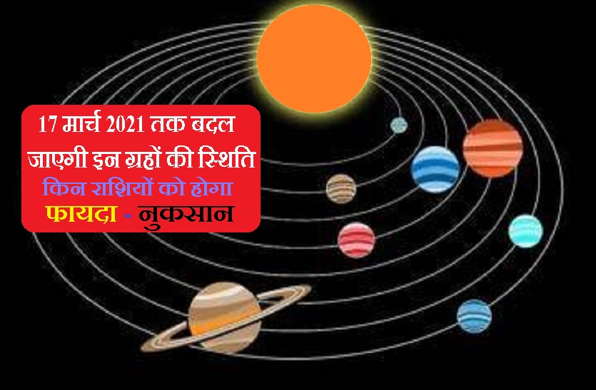 Rashi Parivartan of astro planets in march 2021