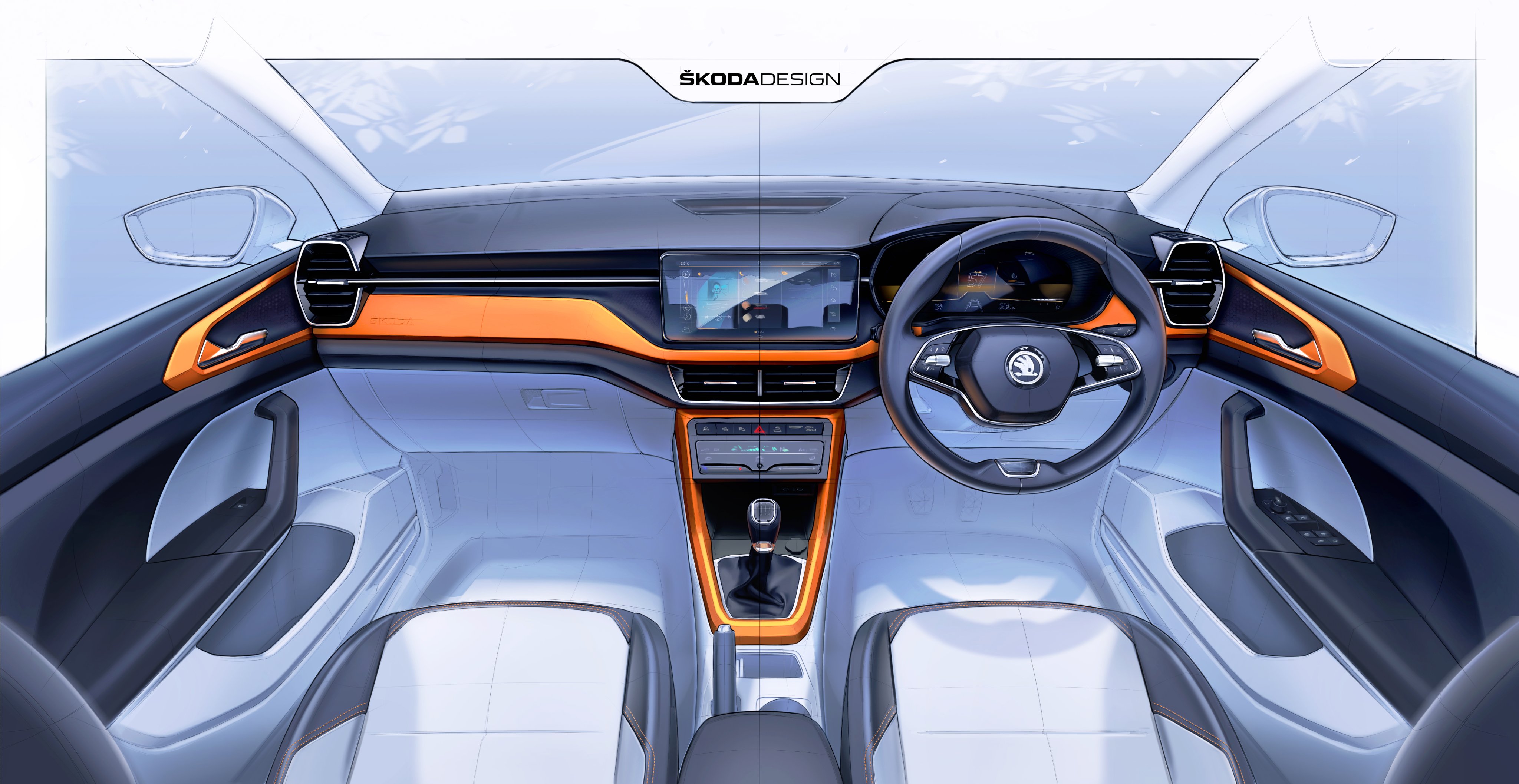 Skoda Kushaq SUV interiors details revealed before March 18 launch  