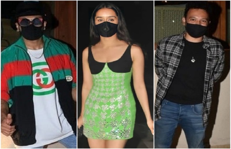 Ranveer Singh, Shraddha Kapoor and Rohan Shrestha