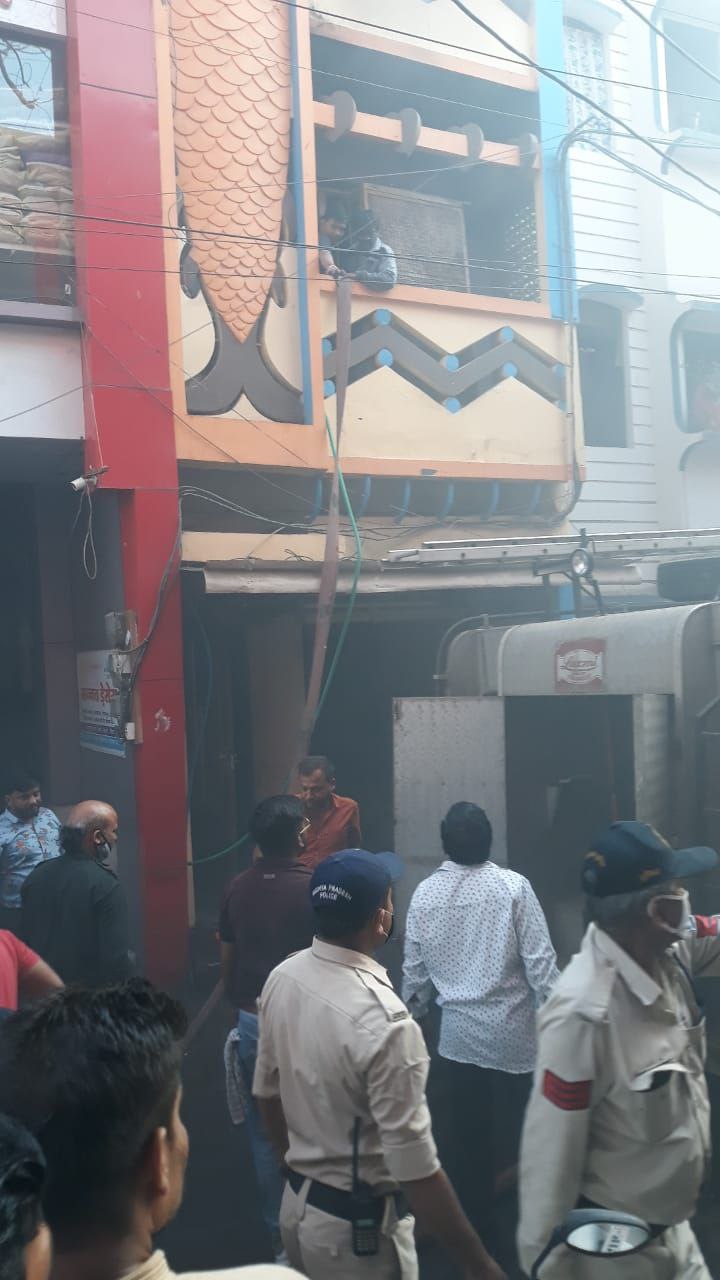 Bus operator's house caught fire due to short circuit