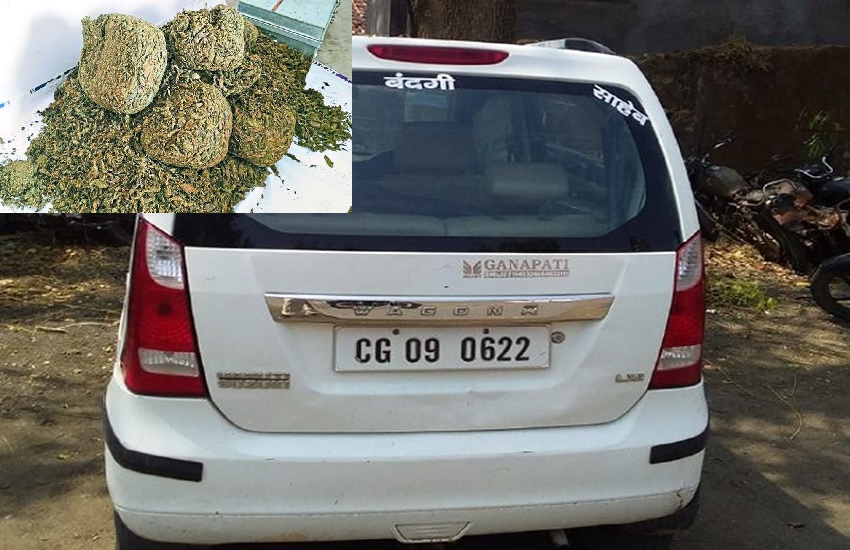 40 किलो गांजा संग तीन गिरफ्तार, कार में छिपा कर ला रहे थे गांजा