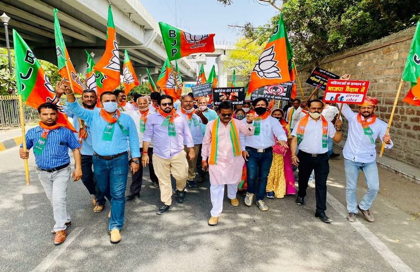 प्रदेश सरकार के खिलाफ भाजपा का हल्ला बोल