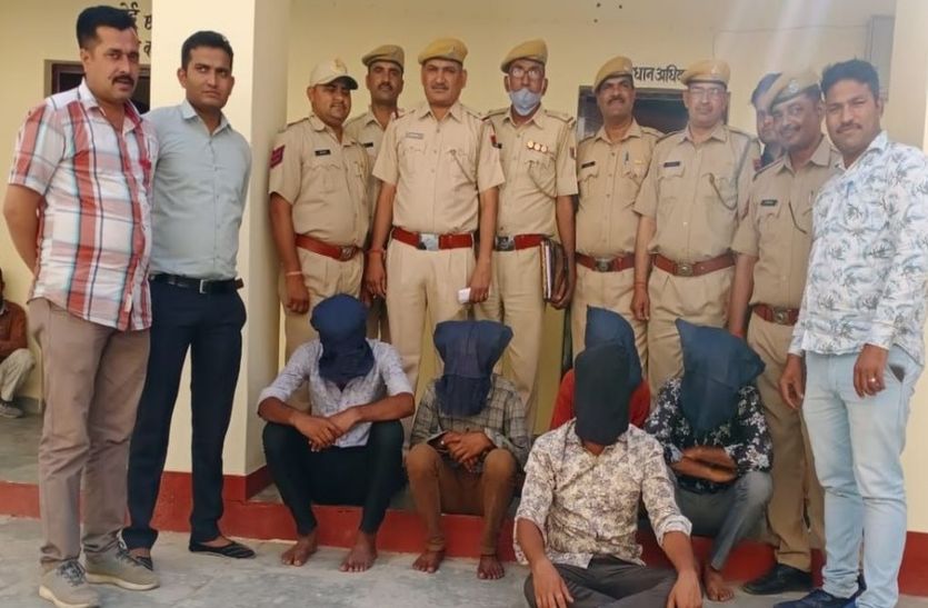 सुमेरपुर के व्यापारी से लूटे थे लाखों रुपए, जालोर पुलिस ने 5 को पकड़ा