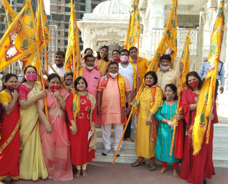 SURAT NEWS: फाल्गुन मेले पर निशान ध्वज पदयात्रा का दौर शुरू
