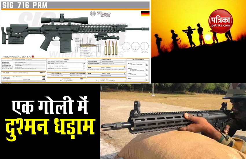 US-made SIG 716 Rifle covering from Kutch to Kargil, Ladakh to Walong