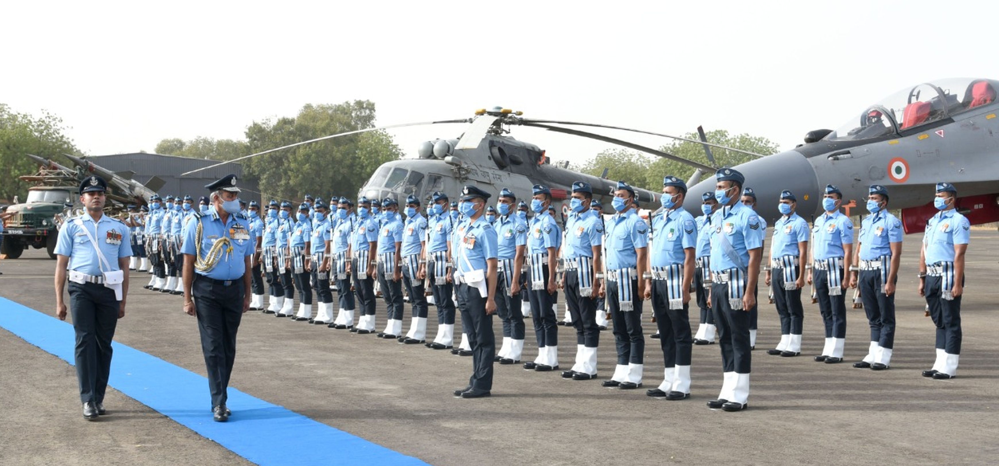एयर मार्शल घोटिया ने लिया सामरिक तैयारियों का जायजा