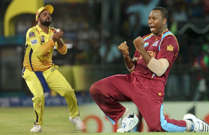 Suresh Raina,kieron pollard