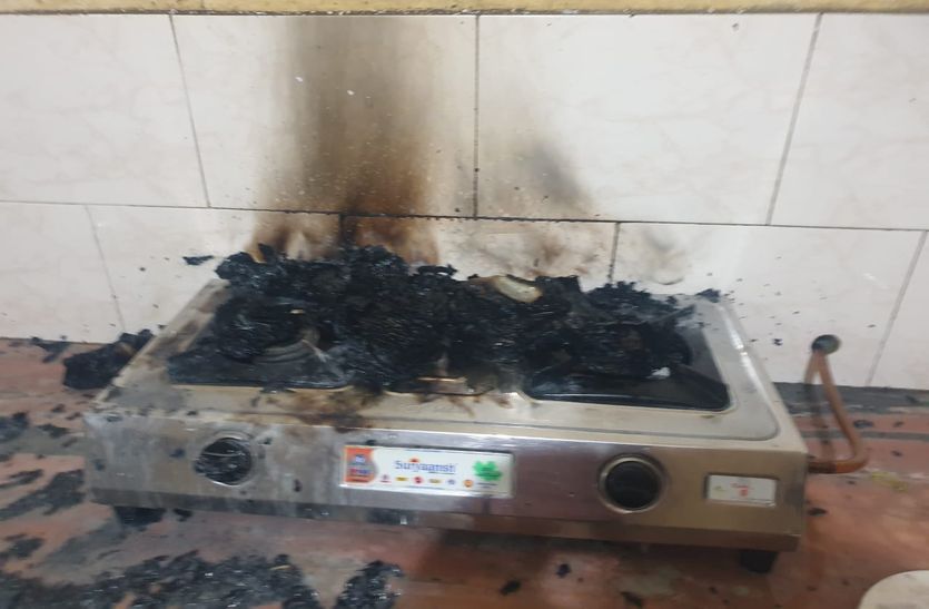 VIDEO रिश्वत लेने के मामले में एसीबी घर पहुंची तो तहसीलदार ने लाखों रुपए जलाए