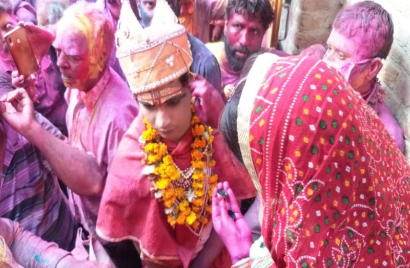 विष्णुरूपी दूल्हे की निकली बारात, न दुल्हन मिली ना हुए फेरे