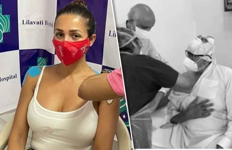 Amitabh Bachchan and Malaika Arora Vaccine