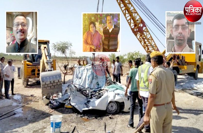 VIDEO : पाली : पत्नी करती रही सांडेराव में इंतजार, 20 किलोमीटर पहले हादसे में उजड़ा सुहाग