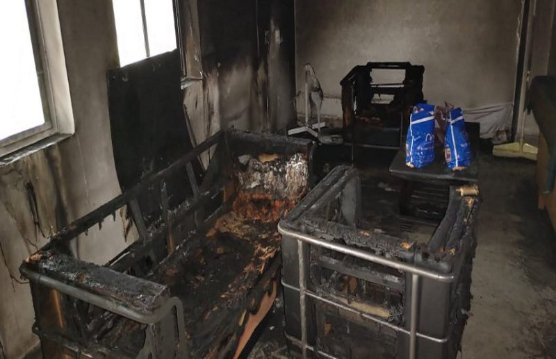 असिस्टेंट कमांडेट के चेंबर में आग, दस्तावेज जलकर खाक