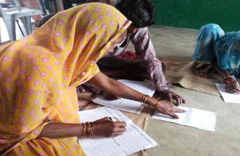 Despite the lakhs of literacy, the number of thumb impression is not d