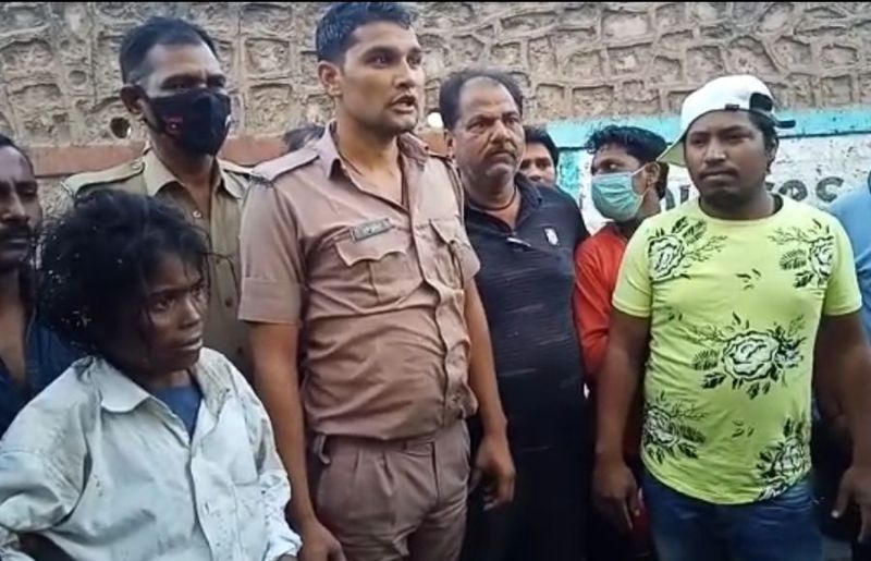 गुमानपुरा थाने के कांस्टेबल ने नहर में गिरी महिला को बचाया