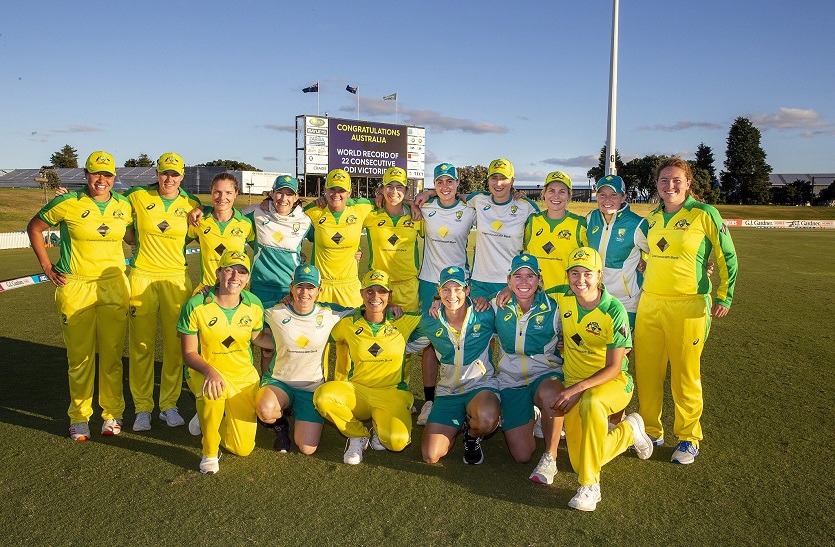 ऑस्ट्रेलिया महिला टीम ने न्यूजीलैंड को 6 विकेट से हराया