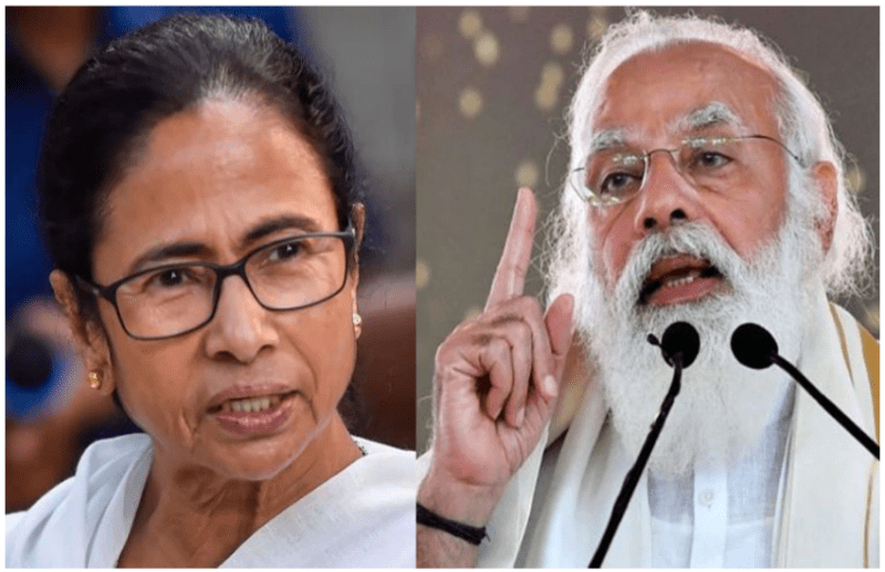 PM Modi And Mamta Banergee