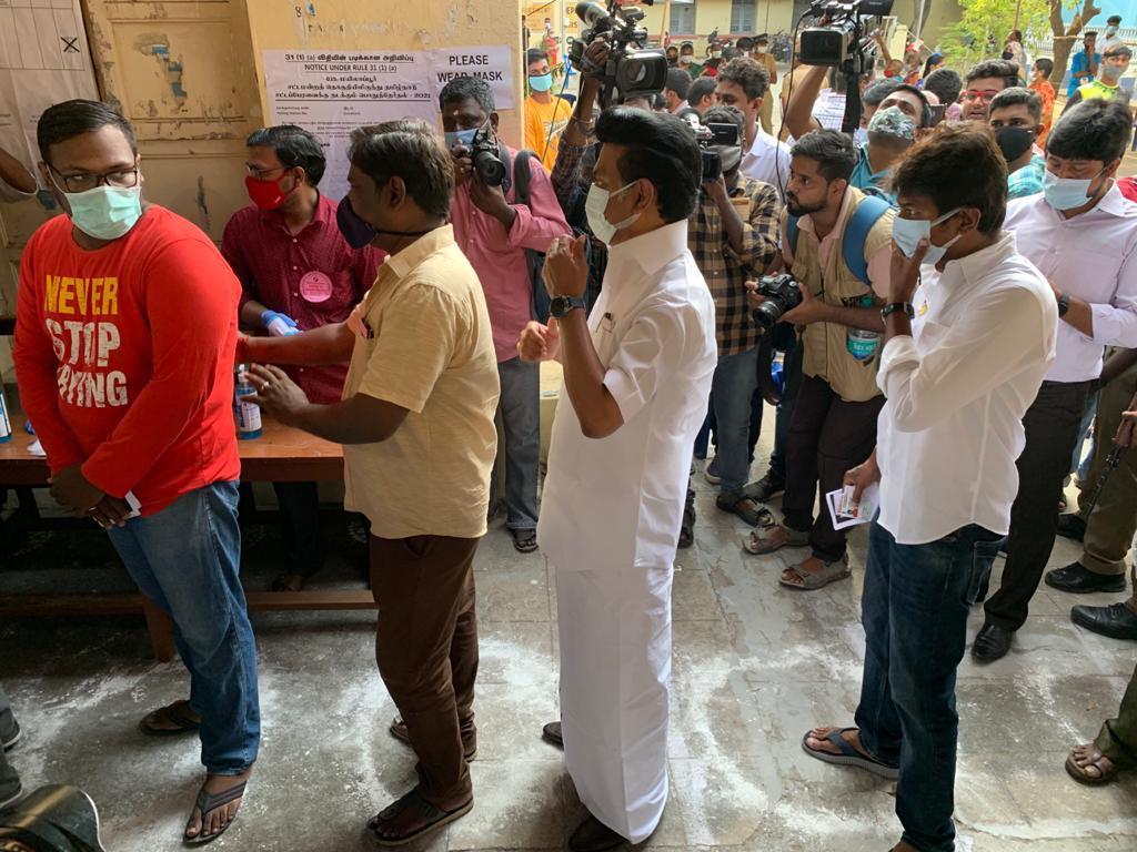 तमिलनाडु विधानसभा चुनाव, tamilnadu assembly election 2021, दो घंटे में 14 फीसदी मतदान