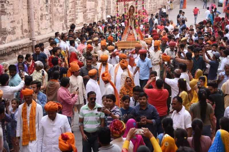 पिछले 27 सालों में दूसरी बार गढ़ से गवरजा के जुलूस पर कोरोना का साया