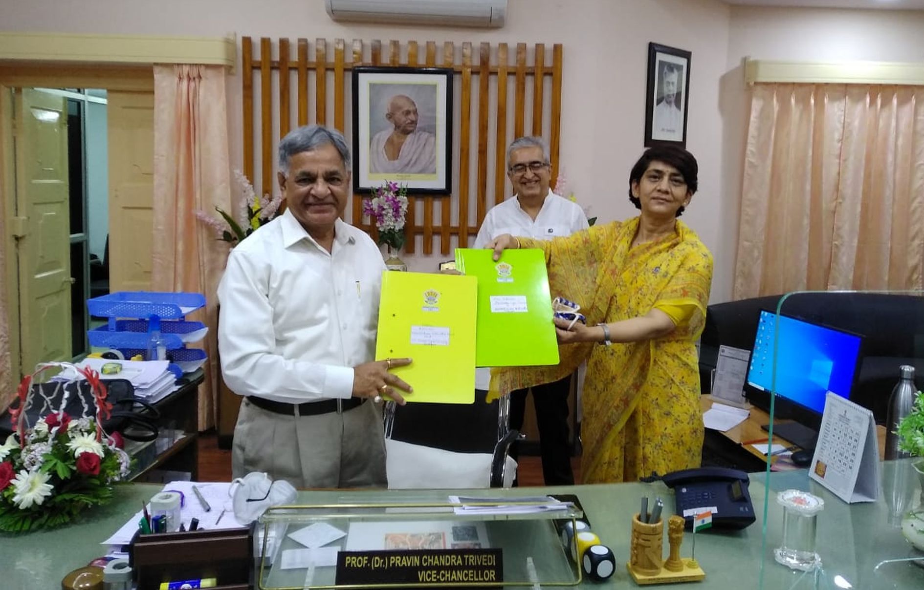 जेएनवीयू ओर हार्टफुलनेस एजूकेशन ट्रस्ट के मध्य एमओयु
