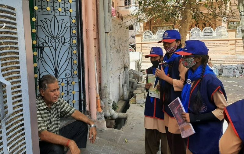 कोरोना टीकाकरण को लेकर चलाया जागरूकता अभियान