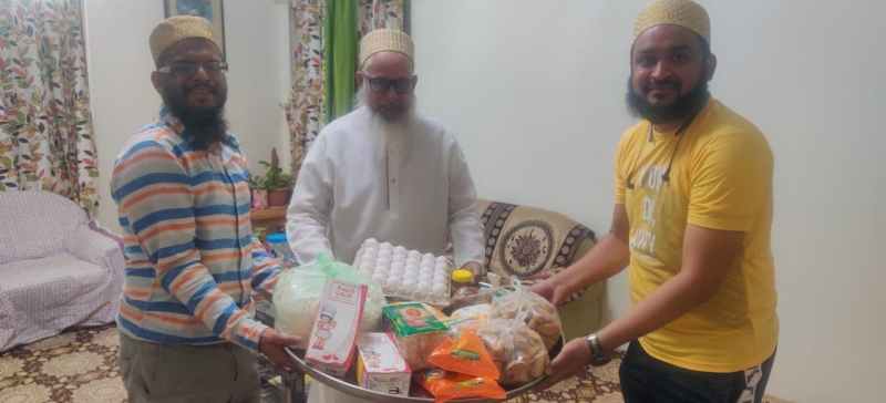 लॉकडाउन में रमजान, हर घर भिजवाया महीने भर का राशन