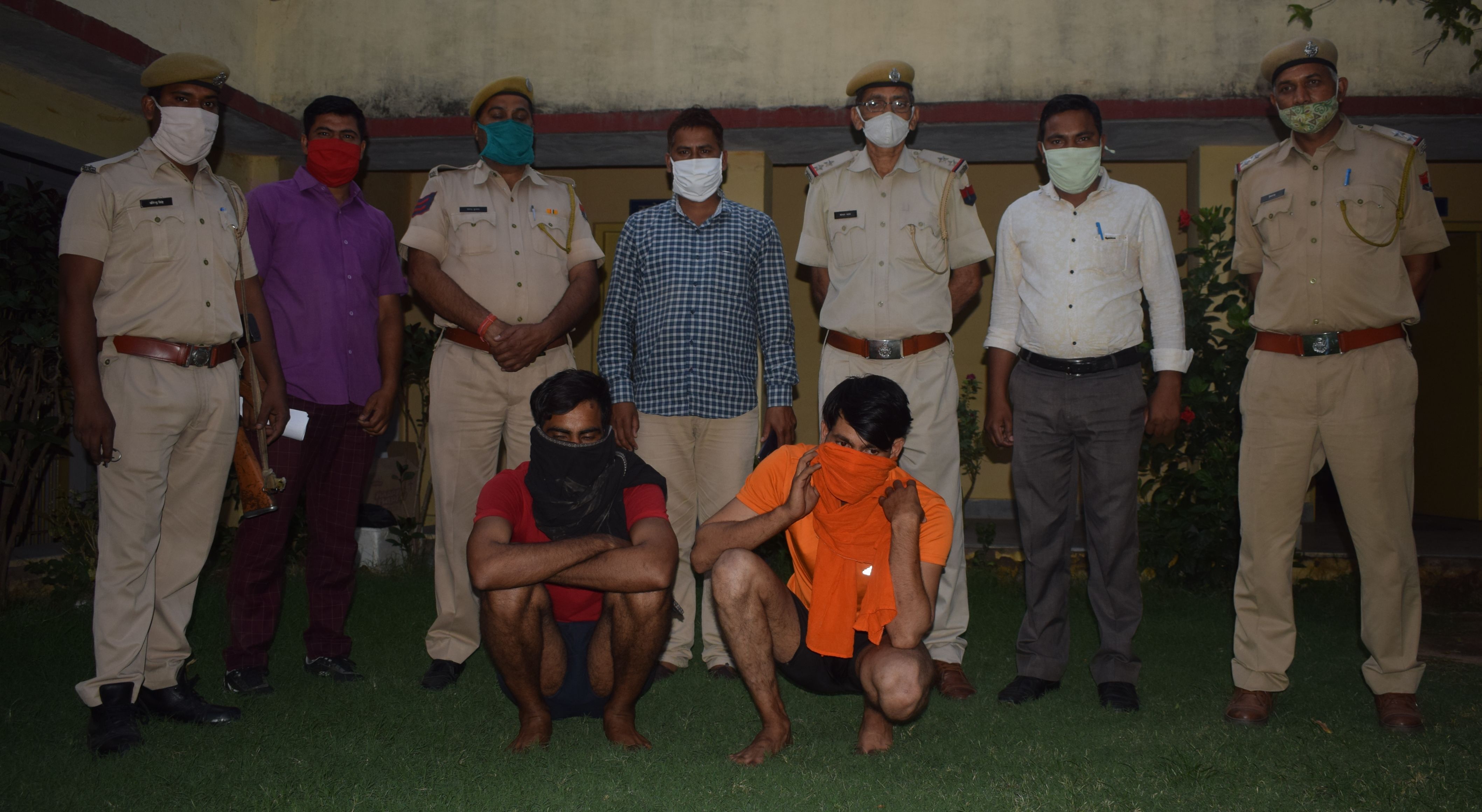 Two accused arrested in case of firing, beating and robbery on showroom operator