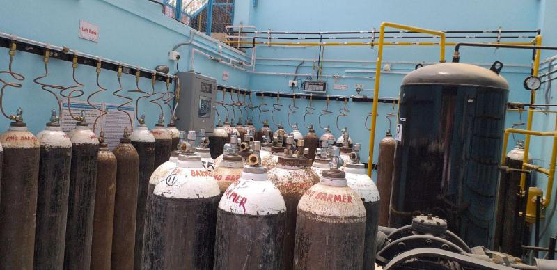 परीक्षा आई तो 'हांफ' गया बाड़मेर अस्पताल का ऑक्सीजन प्लांट