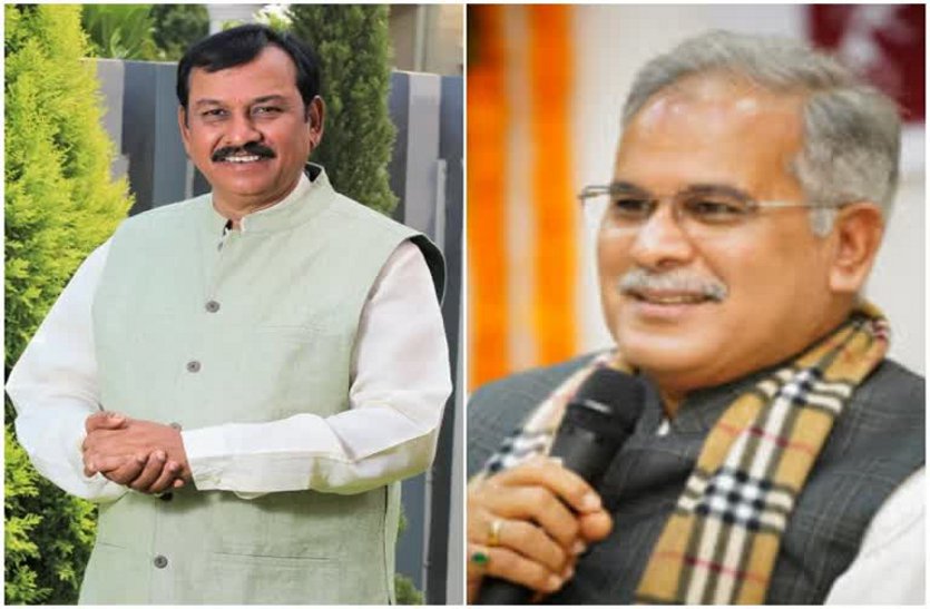 CM भूपेश गैर जिम्मेदार, दुर्ग सांसद का फूटा गुस्सा, कहा हर मामले में खुद को नंबर 1 बताया अब कोरोना ने तोड़ा भ्रम