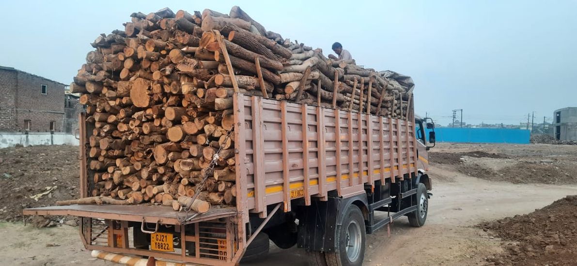 SURAT NEWS: मोक्षधाम में दे रहे हैं लकड़ी का योगदान