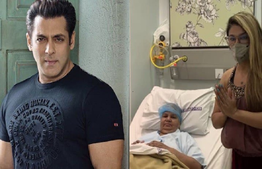 Salman khan is angel Rakhi Sawant Mom Thanks Actors Sponsoring Cancer