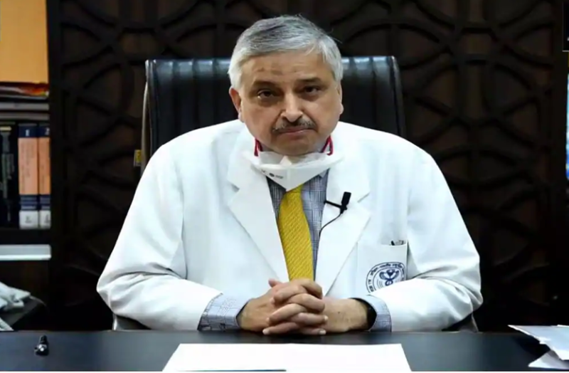 एम्स के निदेशक डॉ. रणदीप गुलेरिया 