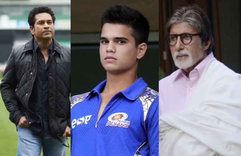 Arjun Tendulkar Sachin Tendulkar Amitabh Bachchan
