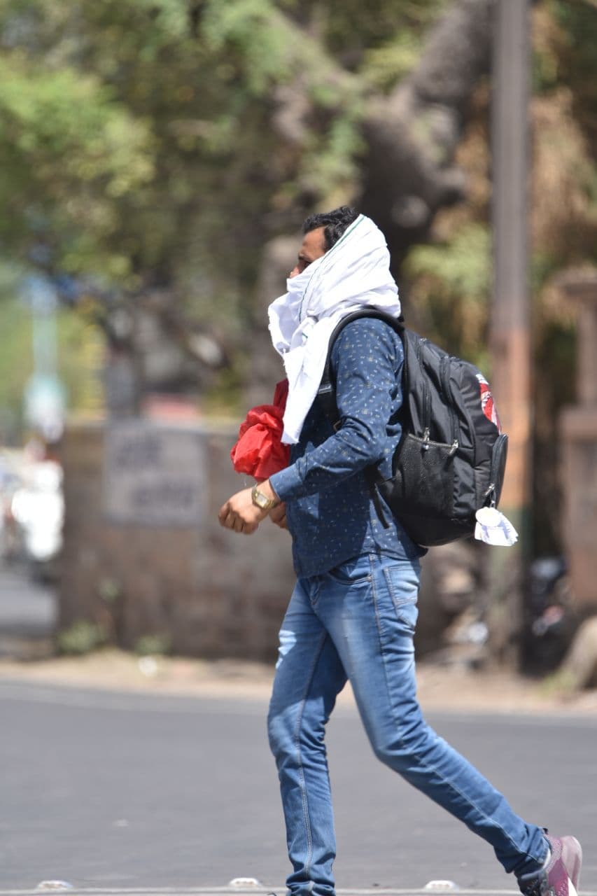 तेज हवाओं से भीषण गर्मी से राहत