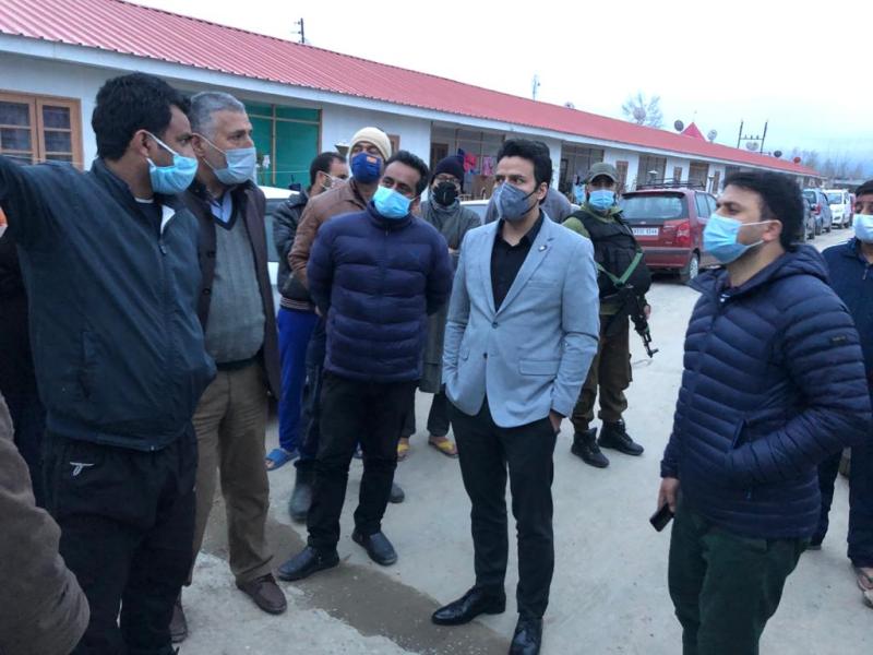 DC Kulgam inspects Covid Care centres