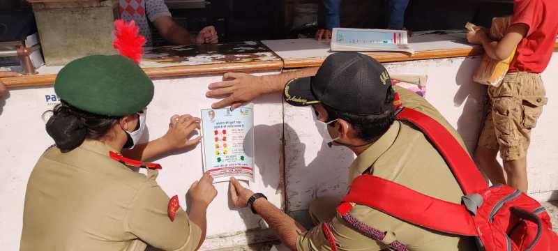 एनसीसी की 7 राज बटालियन ने गंगाशहर में चलाया जागरूकता अभियान