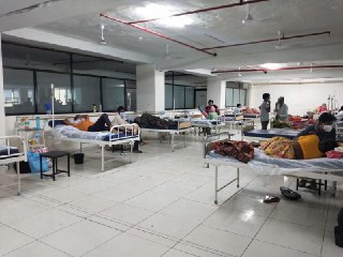 भर्ती होने आने वालों में आधे मरीजों का सेचुरेशन लेवल 60 से 70 के बीच