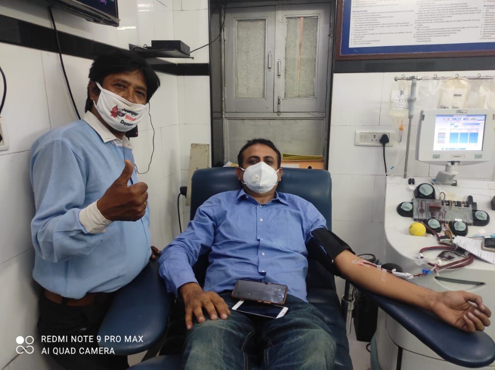 कोरोना: प्लाज्मा डोनेट किया