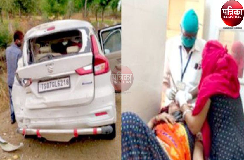Car Accident : सांप को बचाने के फेर में पलटी कार, आठ घायल