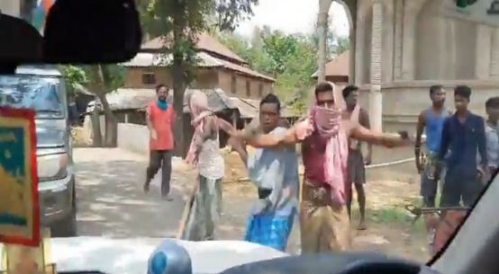 Union Minister V Murleedharan Car attack in Midnapur at West Bengal