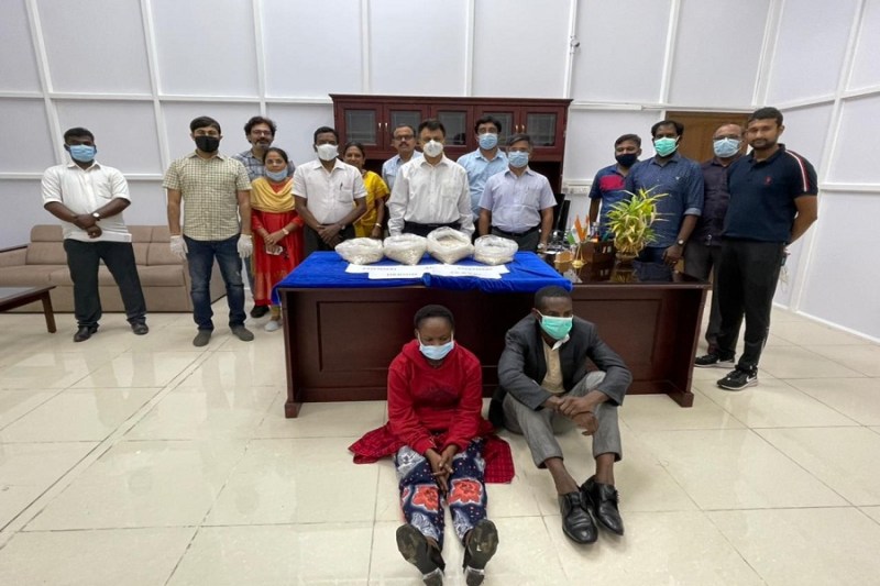 15.6 kg heroin worth Rs 100 crore at Chennai airport, two Arrested