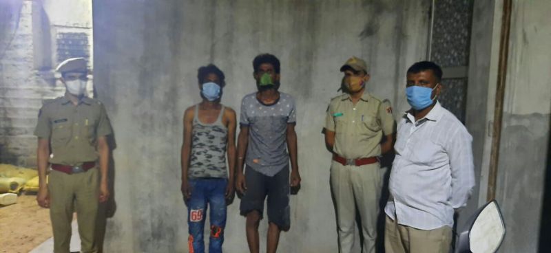 दुकान से एलइडी व कपड़े चुराए, सात घंटे में दोनों गिरफ्तार